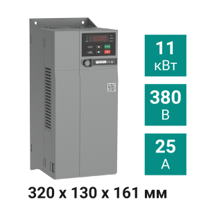 Преобразователь частоты ПЧВ1-11К-В [М01] 11,0 кВт 380 В